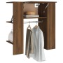 Mueble de recibidor madera ingeniería marrón roble 97,5x37x99cm en Armarios y almacenamiento | Comprar online en Foru.es