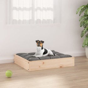 Cama para perros madera maciza de pino 51,5x44x9 cm en Camas para perros | Comprar online en Foru.es