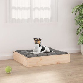 Cama para perros madera maciza de pino 51,5x44x9 cm en Camas para perros | Comprar online en Foru.es