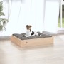 Cama para perros madera maciza de pino 51,5x44x9 cm en Camas para perros | Comprar online en Foru.es