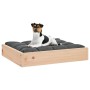 Cama para perros madera maciza de pino 51,5x44x9 cm en Camas para perros | Comprar online en Foru.es