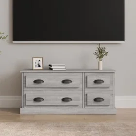 Mueble para TV madera contrachapada gris Sonoma 100x35,5x45 cm de vidaXL, Muebles TV - Ref: Foro24-816454, Precio: 82,57 €, D...