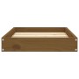 Cama para perros madera maciza pino marrón miel 61,5x49x9 cm en Camas para perros | Comprar online en Foru.es