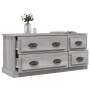 Mueble para TV madera contrachapada gris Sonoma 100x35,5x45 cm de vidaXL, Muebles TV - Ref: Foro24-816454, Precio: 83,61 €, D...
