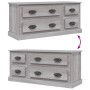 Mueble para TV madera contrachapada gris Sonoma 100x35,5x45 cm de vidaXL, Muebles TV - Ref: Foro24-816454, Precio: 83,61 €, D...
