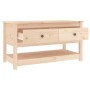 Mesa de centro de madera maciza de pino 102x49x55 cm en Mesas de centro | Comprar online en Foru.es