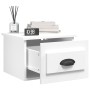 Mesita de noche de pared blanco 41,5x36x28 cm de vidaXL, Mesitas de noche - Ref: Foro24-816376, Precio: 30,25 €, Descuento: %