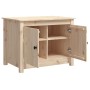 Mesa de centro de madera maciza de pino 71x49x55 cm en Mesas de centro | Comprar online en Foru.es