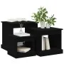 Mesas de centro 3 uds madera de ingeniería negro de vidaXL, Mesas de centro - Ref: Foro24-816489, Precio: 66,99 €, Descuento: %