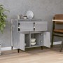 Aparador de madera contrachapada gris Sonoma 60x35x70 cm de vidaXL, Aparadores - Ref: Foro24-819690, Precio: 66,32 €, Descuen...