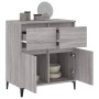 Aparador de madera contrachapada gris Sonoma 60x35x70 cm de vidaXL, Aparadores - Ref: Foro24-819690, Precio: 66,32 €, Descuen...