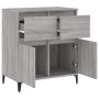 Aparador de madera contrachapada gris Sonoma 60x35x70 cm de vidaXL, Aparadores - Ref: Foro24-819690, Precio: 66,32 €, Descuen...