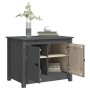 Mesa de centro de madera maciza de pino gris 71x49x55 cm en Mesas de centro | Comprar online en Foru.es