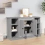 Aparador de madera contrachapada gris Sonoma 100x35,5x60 cm de vidaXL, Aparadores - Ref: Foro24-816446, Precio: 114,61 €, Des...