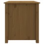 Mesa de centro de madera maciza de pino marrón miel 71x49x55 cm en Mesas de centro | Comprar online en Foru.es