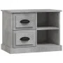 Mesita de noche gris hormigón 60x35,5x45 cm de vidaXL, Mesitas de noche - Ref: Foro24-816372, Precio: 53,54 €, Descuento: %