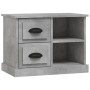 Mesita de noche gris hormigón 60x35,5x45 cm de vidaXL, Mesitas de noche - Ref: Foro24-816372, Precio: 54,21 €, Descuento: %