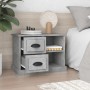 Mesita de noche gris hormigón 60x35,5x45 cm de vidaXL, Mesitas de noche - Ref: Foro24-816372, Precio: 54,21 €, Descuento: %