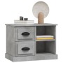 Mesita de noche gris hormigón 60x35,5x45 cm de vidaXL, Mesitas de noche - Ref: Foro24-816372, Precio: 54,21 €, Descuento: %