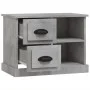 Mesita de noche gris hormigón 60x35,5x45 cm de vidaXL, Mesitas de noche - Ref: Foro24-816372, Precio: 53,54 €, Descuento: %