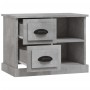 Mesita de noche gris hormigón 60x35,5x45 cm de vidaXL, Mesitas de noche - Ref: Foro24-816372, Precio: 54,21 €, Descuento: %