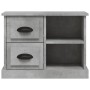 Mesita de noche gris hormigón 60x35,5x45 cm de vidaXL, Mesitas de noche - Ref: Foro24-816372, Precio: 54,21 €, Descuento: %