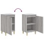 Mesita de noche madera contrachapada gris Sonoma 40x35x70 cm de vidaXL, Mesitas de noche - Ref: Foro24-819640, Precio: 44,17 ...