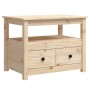 Mesa de centro de madera maciza de pino 71x49x55 cm en Mesas de centro | Comprar online en Foru.es
