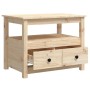 Mesa de centro de madera maciza de pino 71x49x55 cm en Mesas de centro | Comprar online en Foru.es