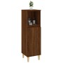 Armario de baño madera contrachapada marrón roble 30x30x100 cm de vidaXL, Muebles de baño - Ref: Foro24-819811, Precio: 59,60...