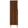 Armario de baño madera contrachapada marrón roble 30x30x100 cm de vidaXL, Muebles de baño - Ref: Foro24-819811, Precio: 59,60...