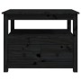 Mesa de centro de madera maciza de pino negro 71x49x55 cm en Mesas de centro | Comprar online en Foru.es