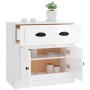 Aparador madera contrachapada blanco brillante 70x35,5x67,5 cm de vidaXL, Aparadores - Ref: Foro24-816426, Precio: 89,89 €, D...