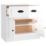 Aparador madera contrachapada blanco brillante 70x35,5x67,5 cm de vidaXL, Aparadores - Ref: Foro24-816426, Precio: 89,89 €, D...