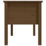 Mesa de centro madera maciza de pino marrón miel 102x49x55 cm en Mesas de centro | Comprar online en Foru.es