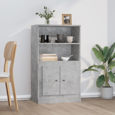 Aparador de madera contrachapada gris hormigón 60x35,5x103,5 cm de vidaXL, Aparadores - Ref: Foro24-816316, Precio: 72,47 €, ...