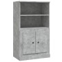 Aparador de madera contrachapada gris hormigón 60x35,5x103,5 cm de vidaXL, Aparadores - Ref: Foro24-816316, Precio: 72,47 €, ...