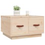 Mesa de centro de madera maciza de pino 60x53x35 cm en Mesas de centro | Comprar online en Foru.es