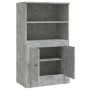 Aparador de madera contrachapada gris hormigón 60x35,5x103,5 cm de vidaXL, Aparadores - Ref: Foro24-816316, Precio: 72,47 €, ...