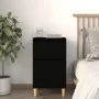 vidaxL Mesita de noche negra 40x35x70 cm de vidaXL, Mesitas de noche - Ref: Foro24-819694, Precio: 44,27 €, Descuento: %