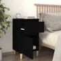 vidaxL Mesita de noche negra 40x35x70 cm de vidaXL, Mesitas de noche - Ref: Foro24-819694, Precio: 44,27 €, Descuento: %