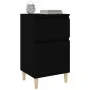 vidaxL Mesita de noche negra 40x35x70 cm de vidaXL, Mesitas de noche - Ref: Foro24-819694, Precio: 44,27 €, Descuento: %