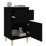 vidaxL Mesita de noche negra 40x35x70 cm de vidaXL, Mesitas de noche - Ref: Foro24-819694, Precio: 44,27 €, Descuento: %
