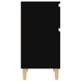 vidaxL Mesita de noche negra 40x35x70 cm de vidaXL, Mesitas de noche - Ref: Foro24-819694, Precio: 44,79 €, Descuento: %