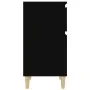 vidaxL Mesita de noche negra 40x35x70 cm de vidaXL, Mesitas de noche - Ref: Foro24-819694, Precio: 44,27 €, Descuento: %