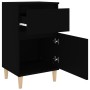 vidaxL Mesita de noche negra 40x35x70 cm de vidaXL, Mesitas de noche - Ref: Foro24-819694, Precio: 44,79 €, Descuento: %