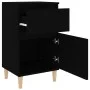vidaxL Mesita de noche negra 40x35x70 cm de vidaXL, Mesitas de noche - Ref: Foro24-819694, Precio: 44,27 €, Descuento: %