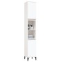 Armario de baño madera contrachapada blanco 30x30x190 cm de vidaXL, Muebles de baño - Ref: Foro24-819796, Precio: 98,46 €, De...