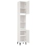 Armario de baño madera contrachapada blanco 30x30x190 cm de vidaXL, Muebles de baño - Ref: Foro24-819796, Precio: 98,46 €, De...