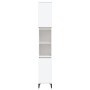 Armario de baño madera contrachapada blanco 30x30x190 cm de vidaXL, Muebles de baño - Ref: Foro24-819796, Precio: 98,46 €, De...